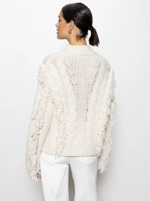 Crafted Fringe Sweater