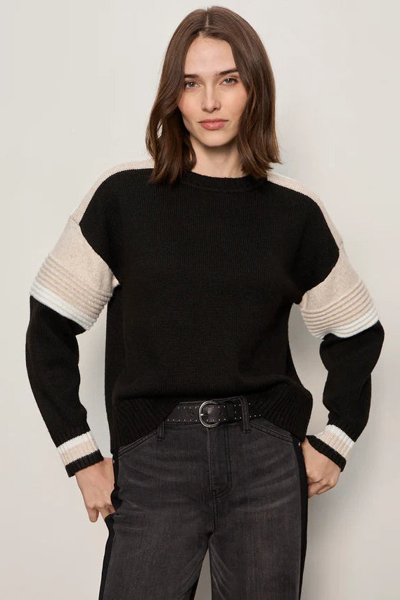 Sanctuary Sporty Stripe Crewneck Sweater | Shop Eleanor - Basics