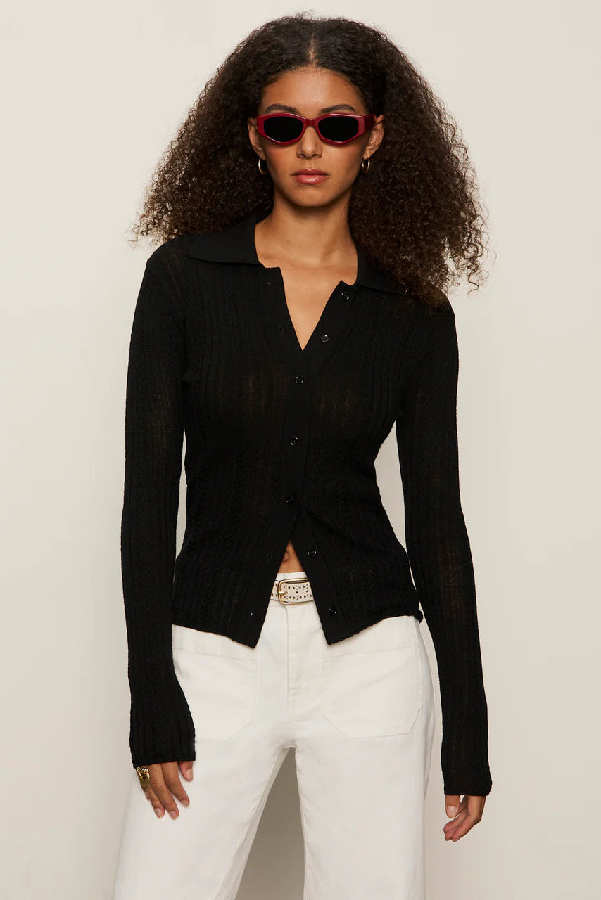 Sanctuary Dreamy Cable Shirt in Tulip | Shop Eleanor - Women's Tops