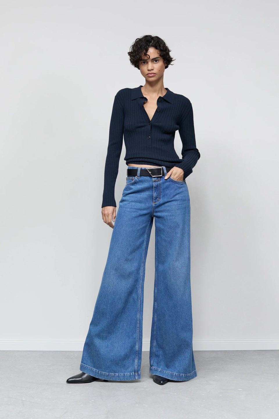 CLOSED Glow-Up Pant in Mid Blue