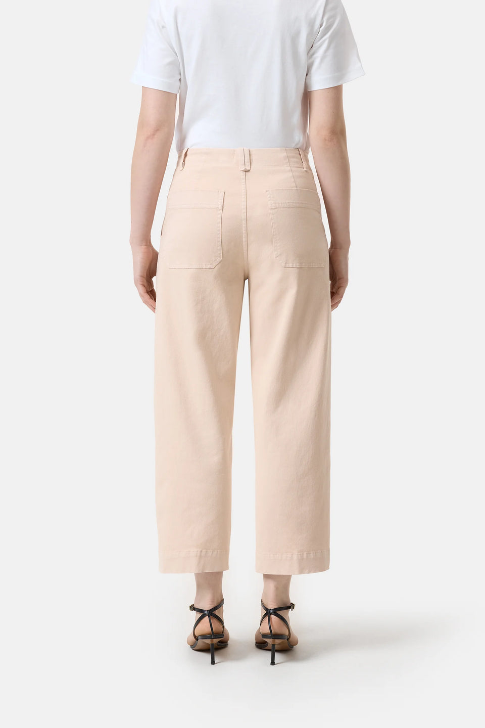 CLOSED Rovea Cropped Leg Chino in Dusty Rose | Shop Eleanor