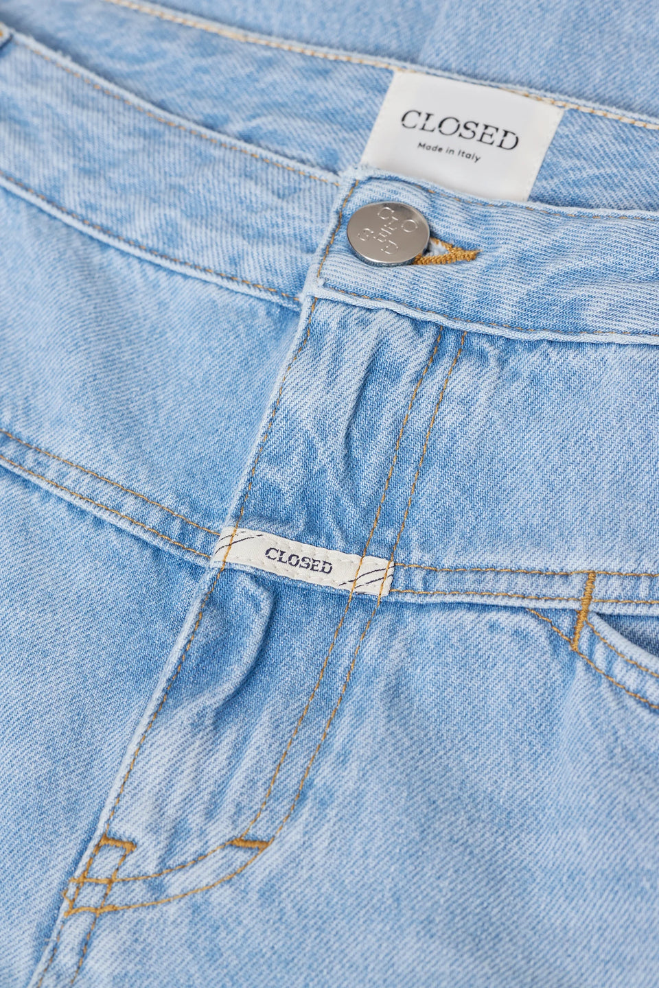 CLOSED Stover Jean 12oz Denim in Light Blue | Shop Eleanor