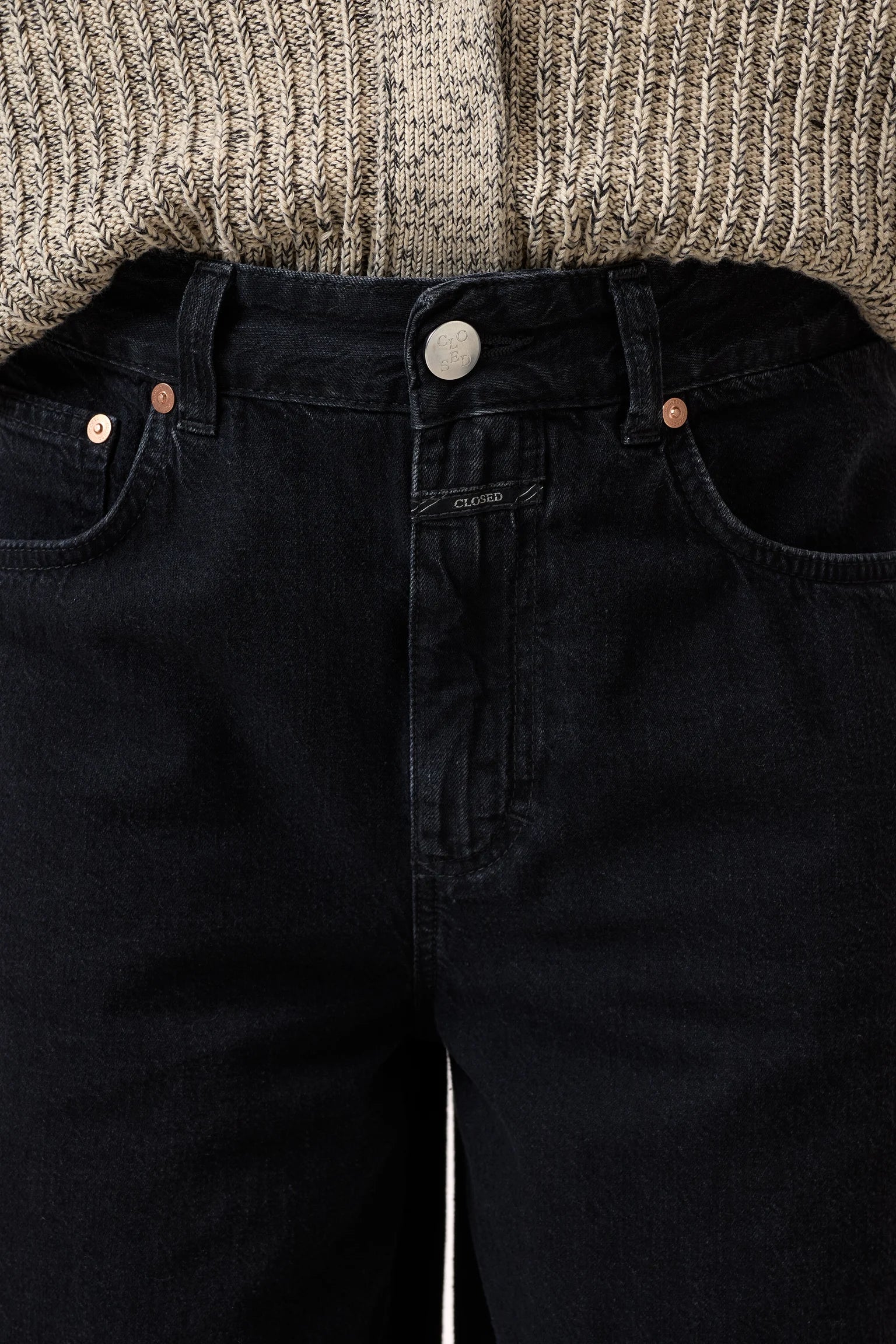 CLOSED Lyna Cropped Denim Pant in Black | Shop Eleanor