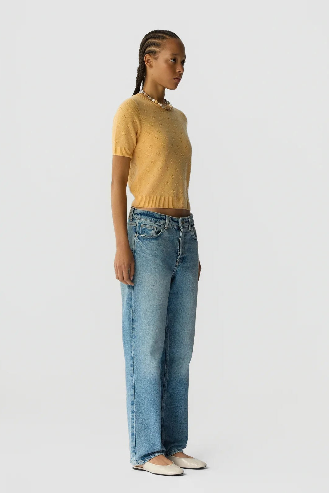 Guest of Residence Compass Sweater Tee in Sorbet | Shop Eleanor - Women's Luxury Apparel Boutique
