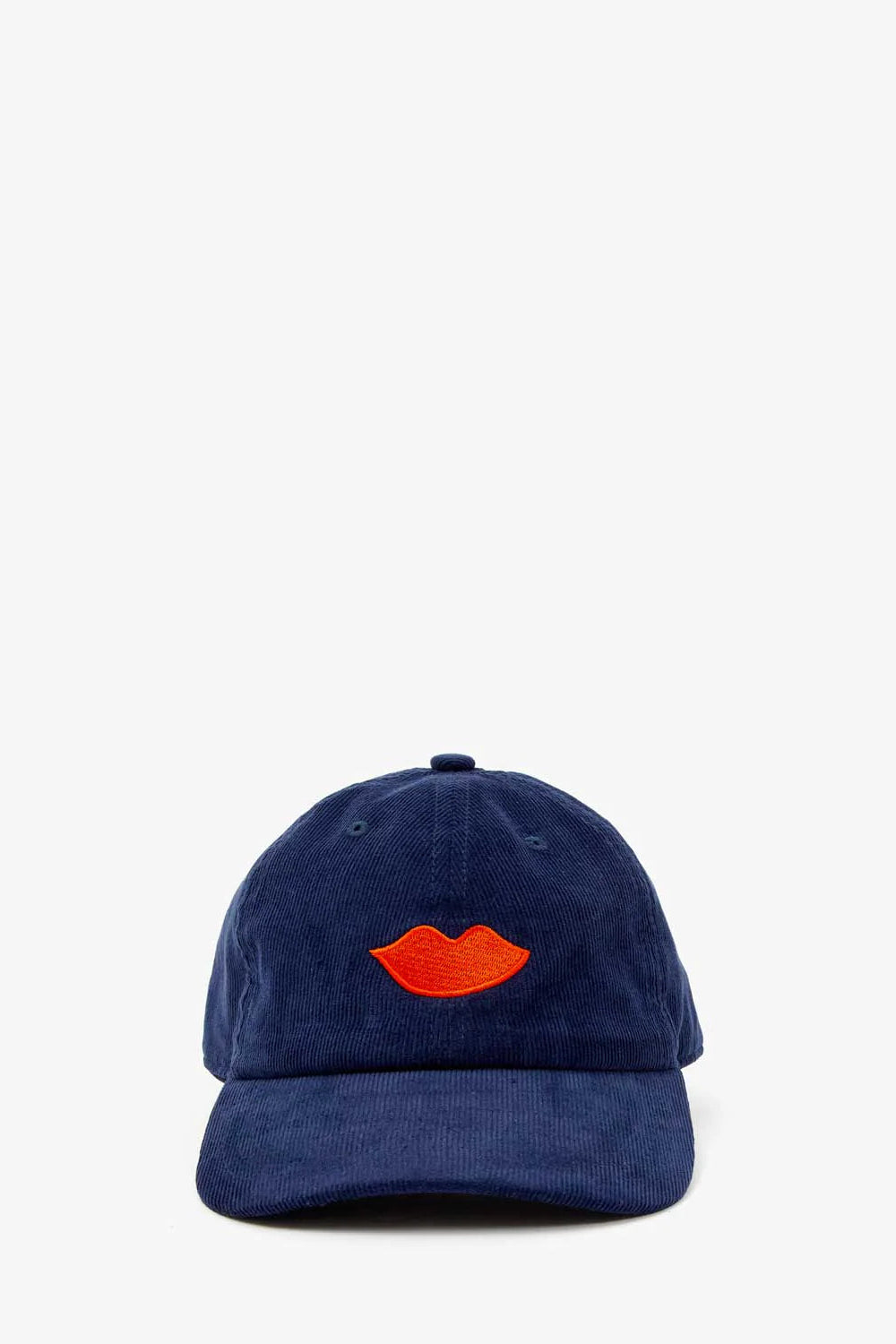 Clare V. Lips Corduroy Baseball Hat in Navy | Shop Eleanor