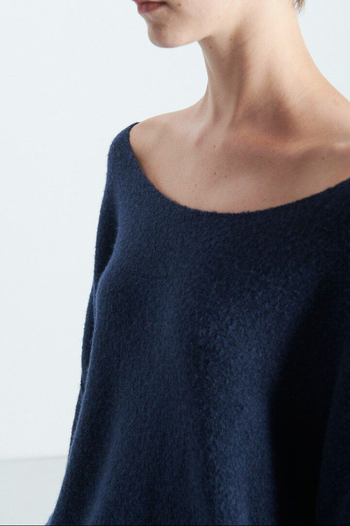 American Vintage Damsville Sweater in Navy | Shop Eleanor
