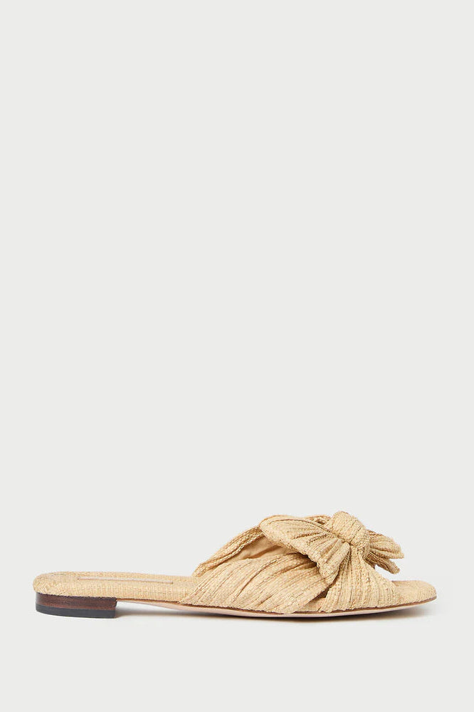 Loeffler Randall Daphne Bow Sandal in Natural | Shop Eleanor