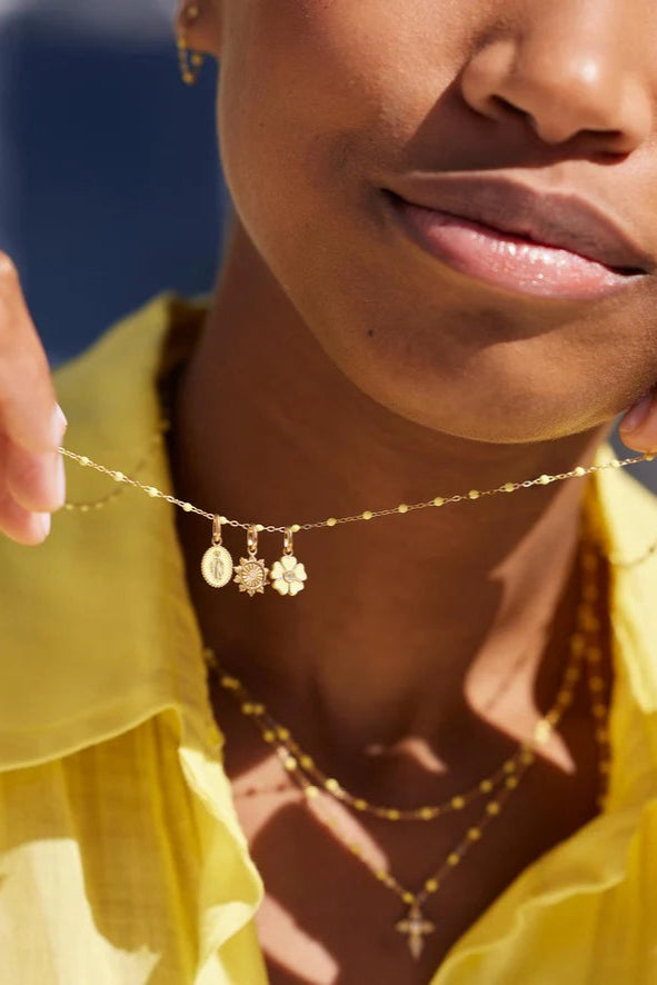 The Gigi CLOZEAU Flower Pendant in Mimosa | Shop Eleanor