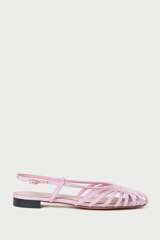 Leoffler Randal Devon Pink Moiré Slingback Sandal | Shop Elenanor