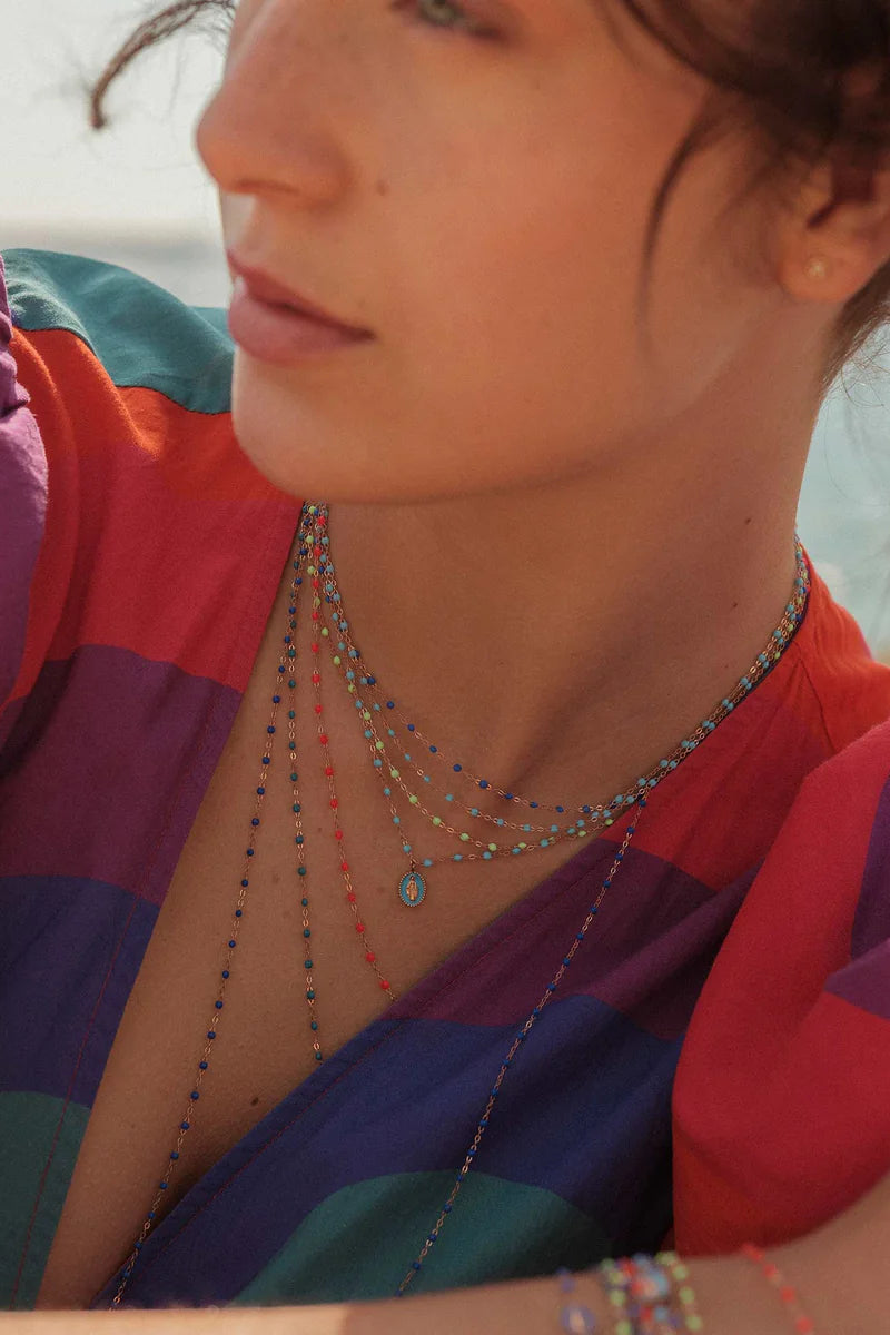 Classic Gigi Necklace 16.7" Turquoise | Shop Eleanor