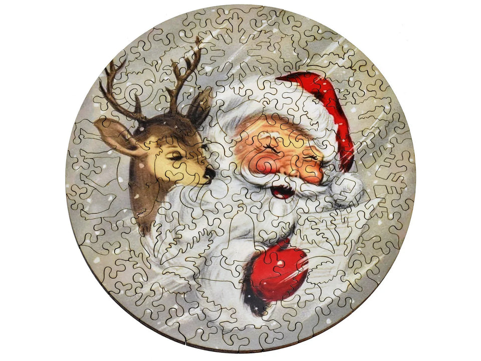 Liberty Puzzle Deerful Santa | Shop Eleanor