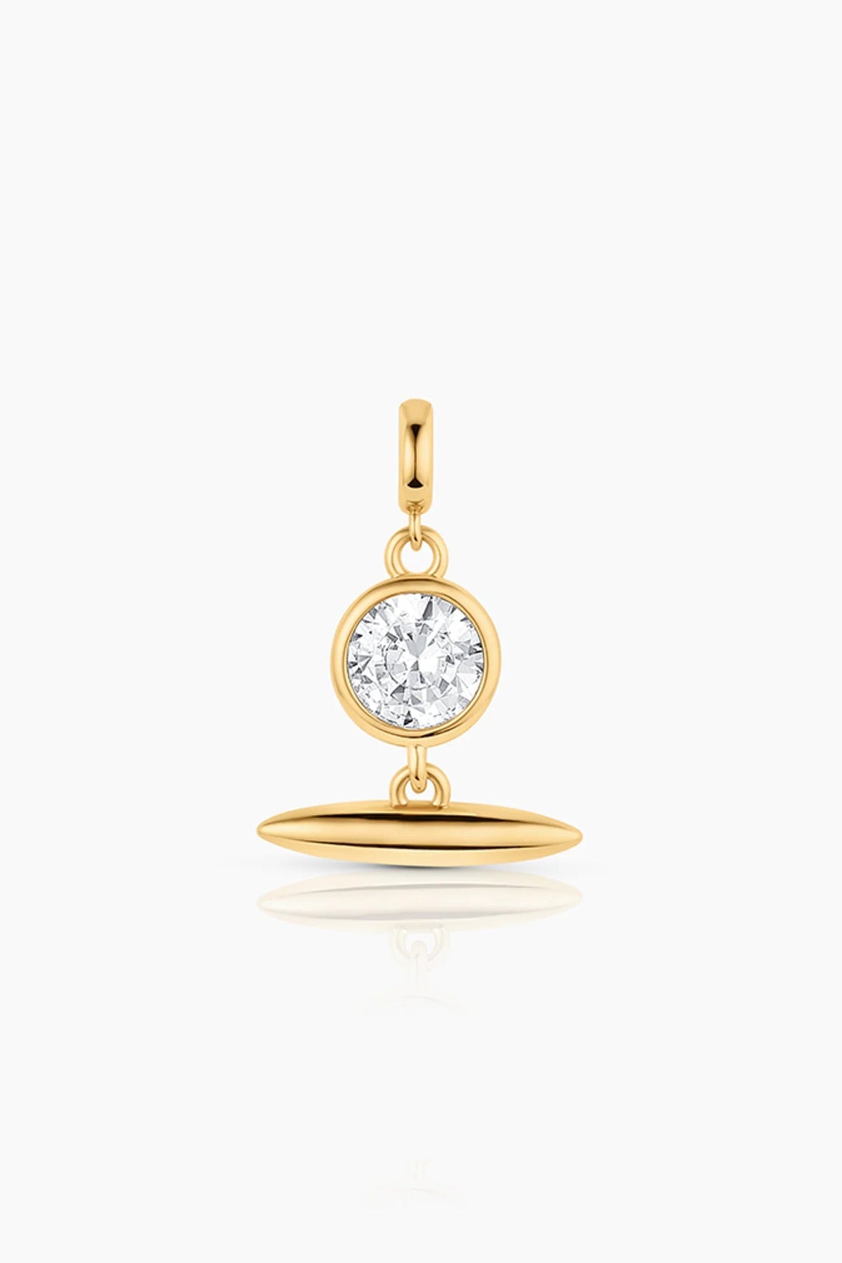Thatch Dottie CZ Toggle Charm in 14k Gold | Shop Eleanor