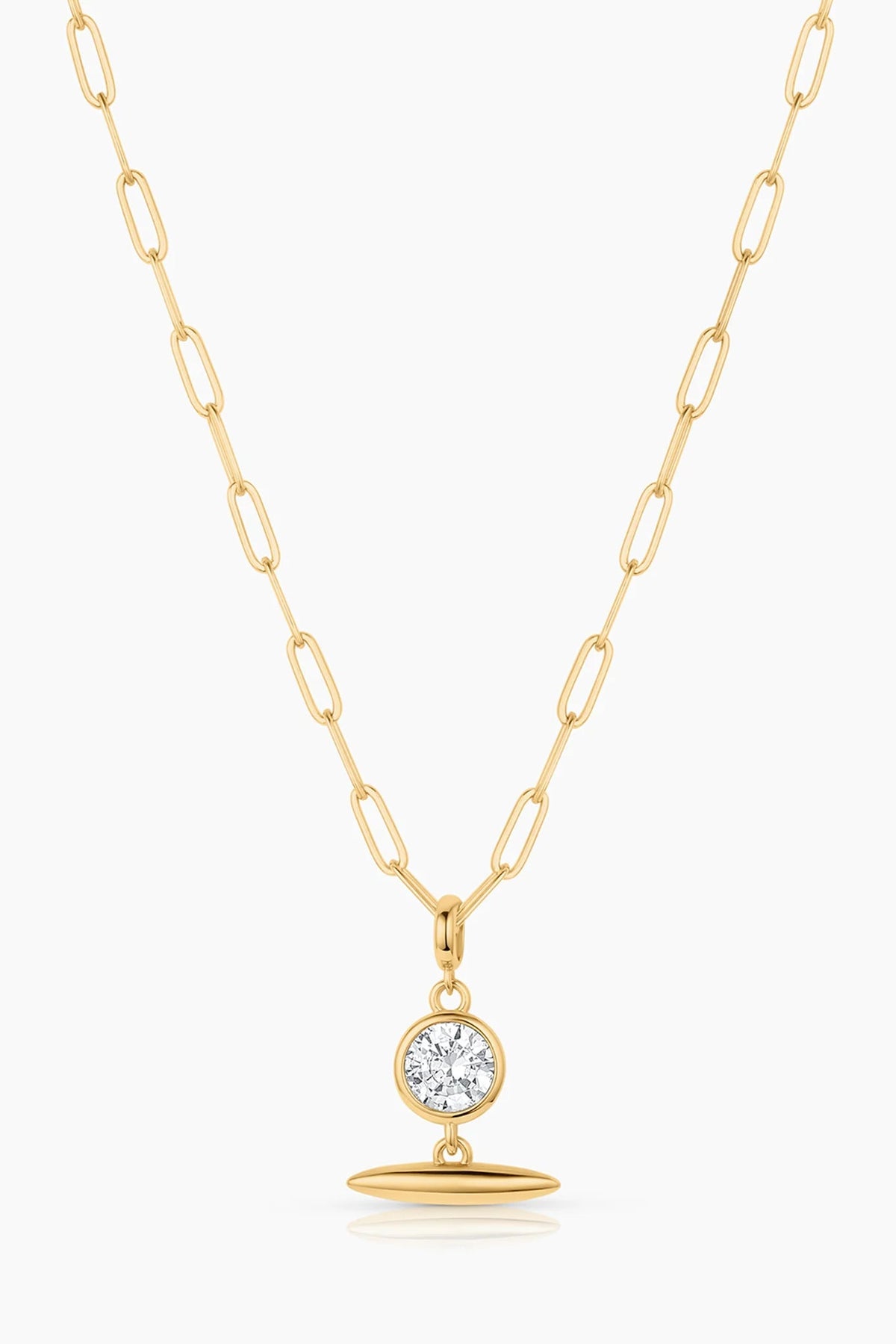 Thatch Dottie CZ Toggle Charm in 14k Gold | Shop Eleanor