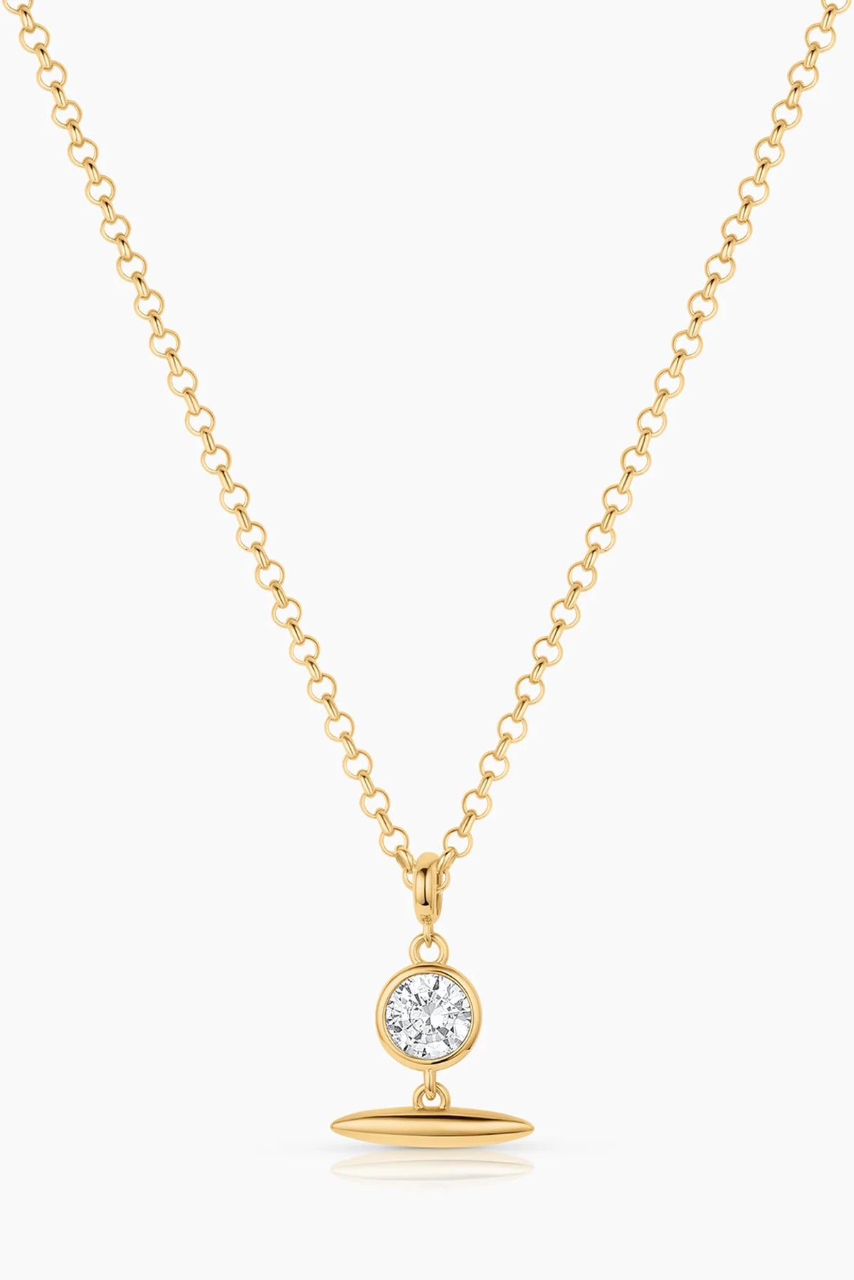 Thatch Dottie CZ Toggle Charm in 14k Gold | Shop Eleanor
