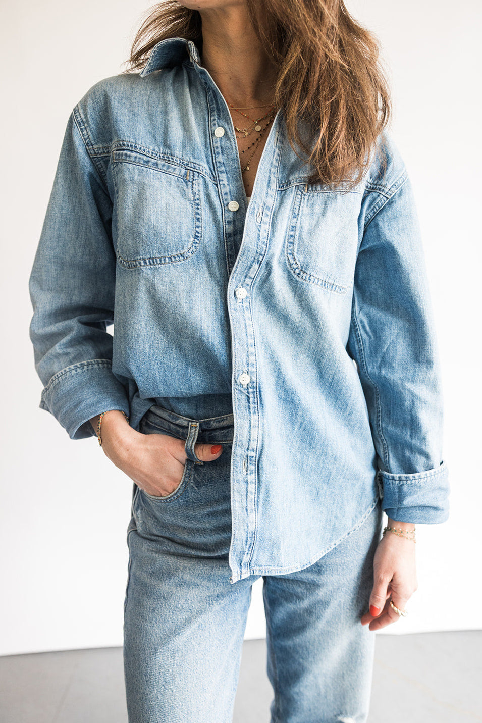 Citizens of Humanity Solene Shirt in Loire | Shop Eleanor