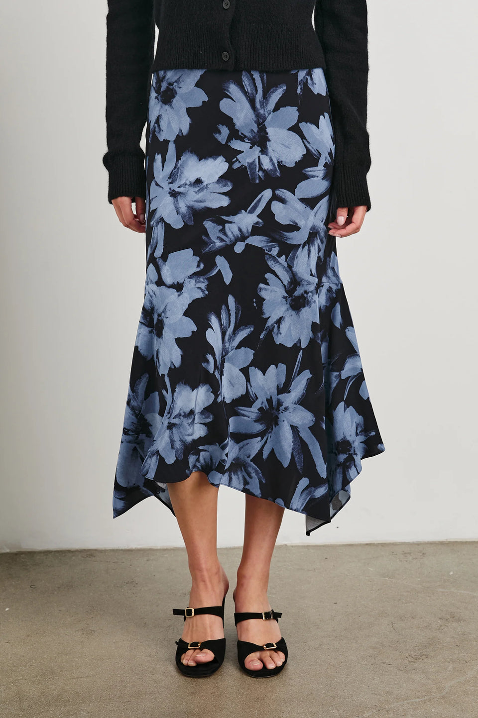 Rails Edwina Skirt in Black and Blue Midnight Lily | Shop Eleanor