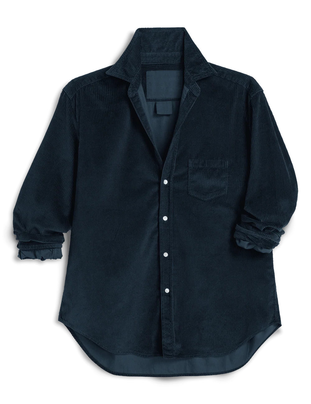 Frank & Eileen Corduroy Relaxed Button-Up in Classic Navy | Shop Eleanor