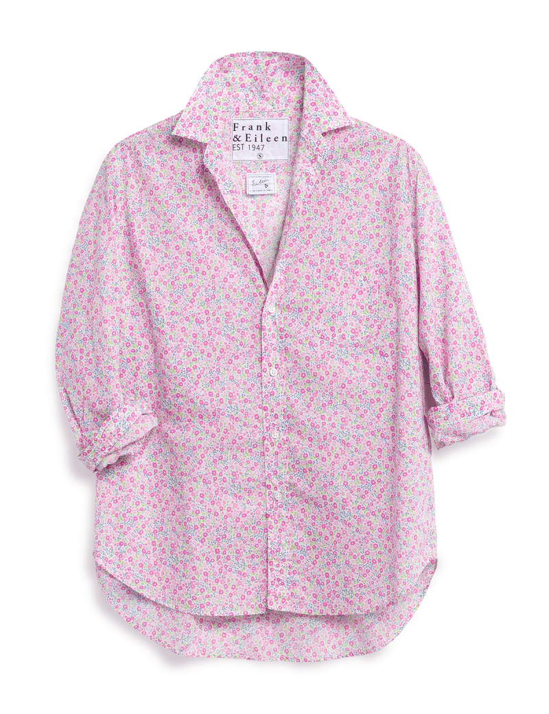 Frank and Eileen Eileen Button Up in Pink Flowers | Shop Eleanor