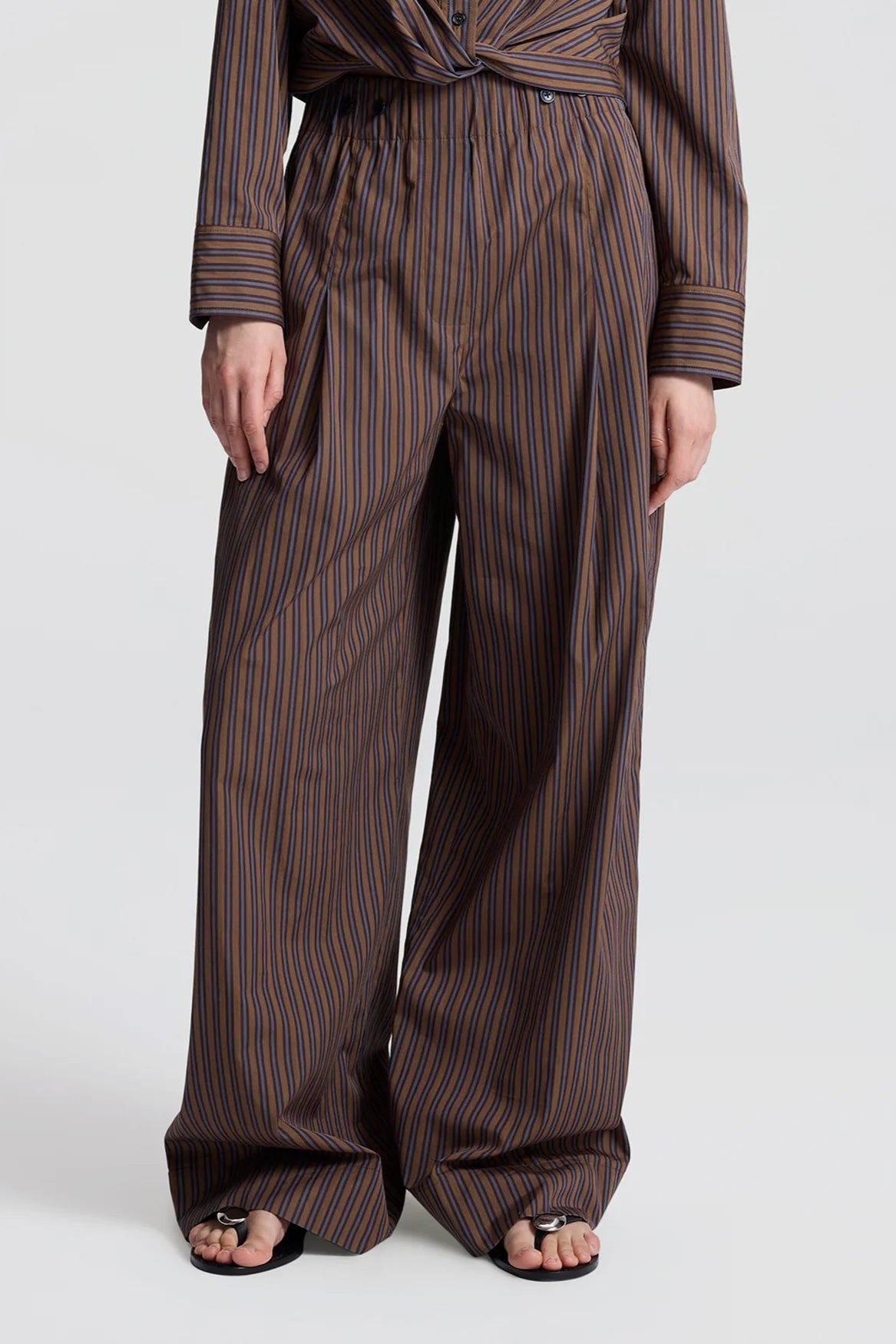 A.L.C. Emmett Striped Cotton Tailored Pant | Shop Eleanor - Women's Designer Clothing Boutique