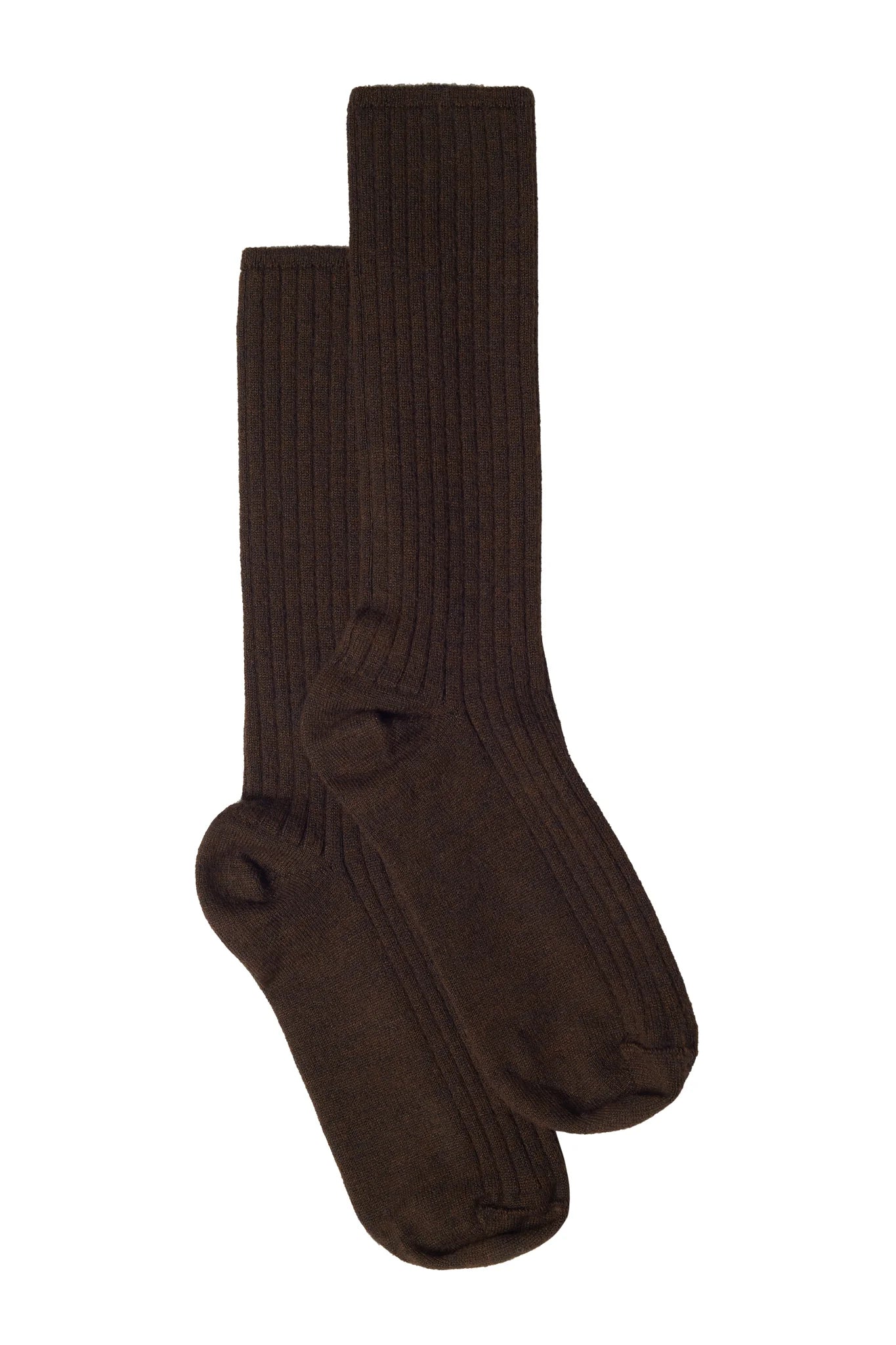 Eleven Six Ali Ribbed Sock in Espresso | Shop Eleanor - Women's Socks