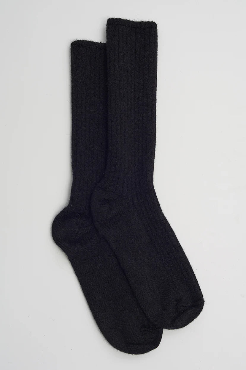 Slouch alpaca wool socks with stretch and ultimate comfort
