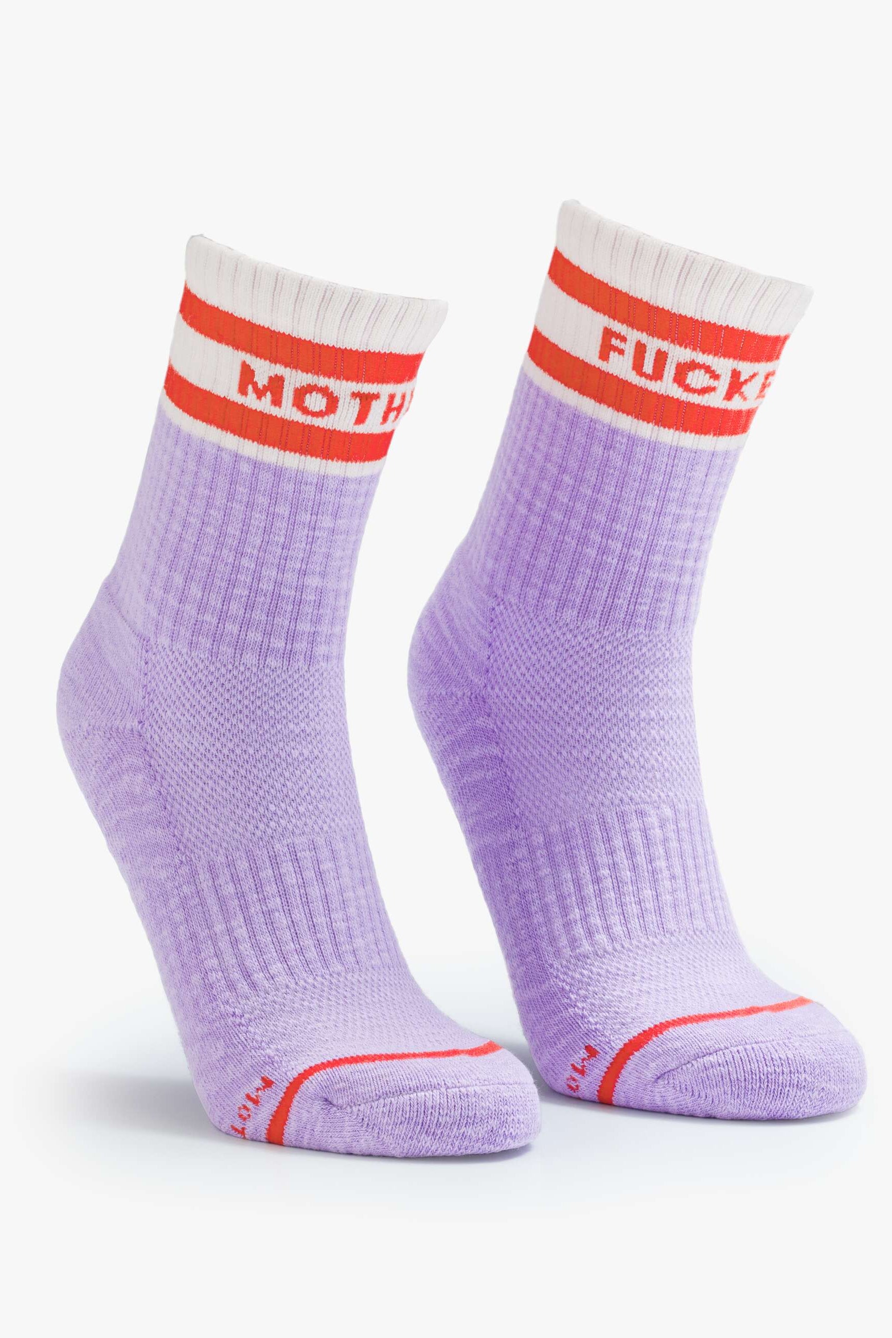 Mother Baby Steps Socks in Lavender | Shop Eleanor - Women's Accessories