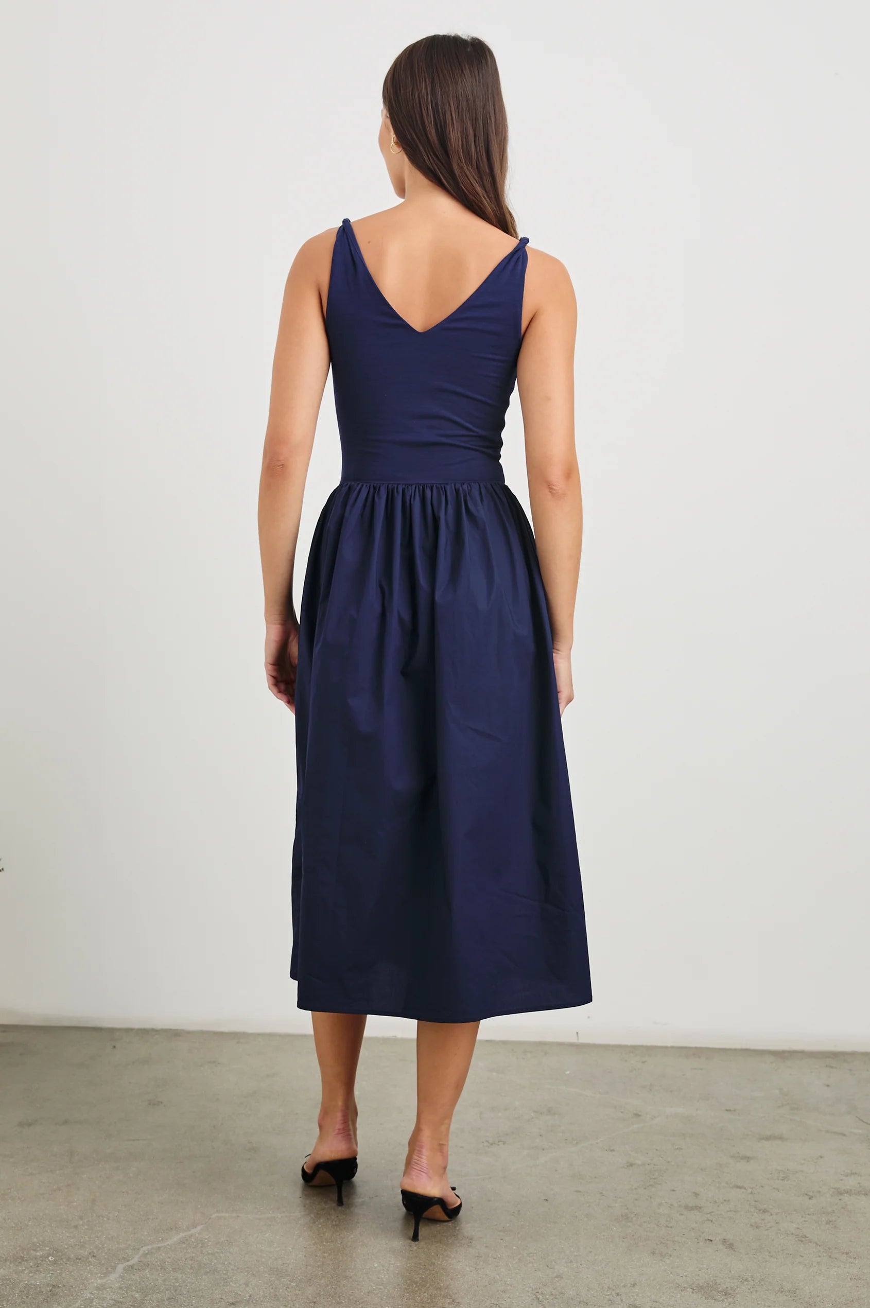 Rails Franca Midi Dress in Navy | Shop Eleanor