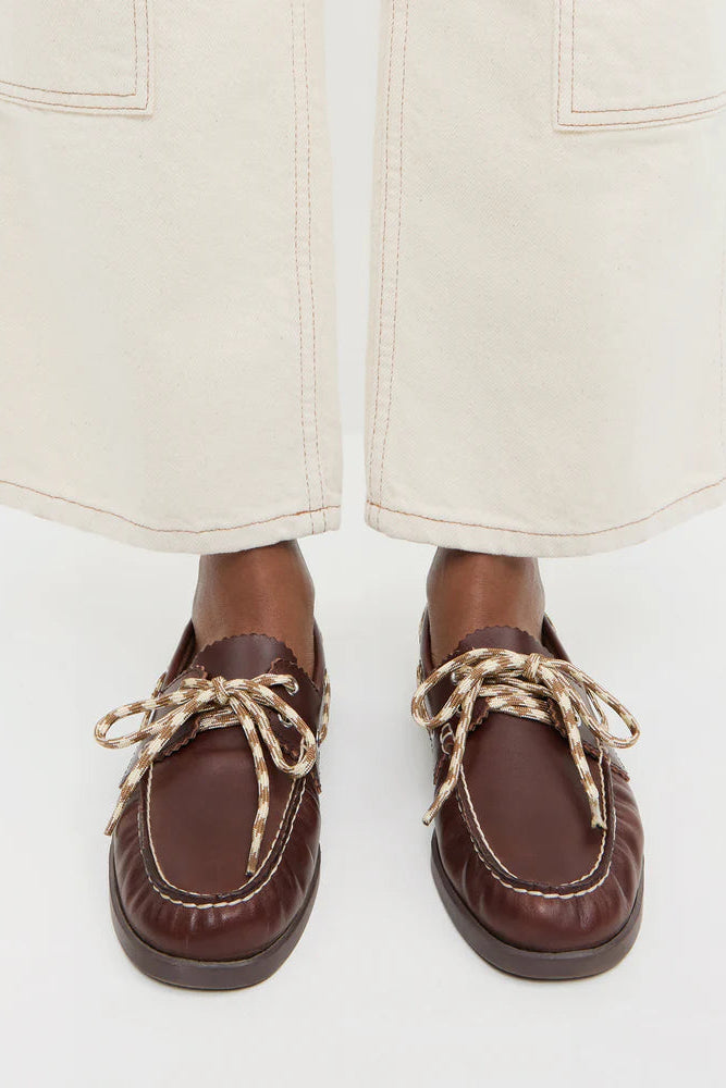 Loeffler Randall Franco Boat Leather Shoe | Shop Eleanor - Women's Luxury Footwear