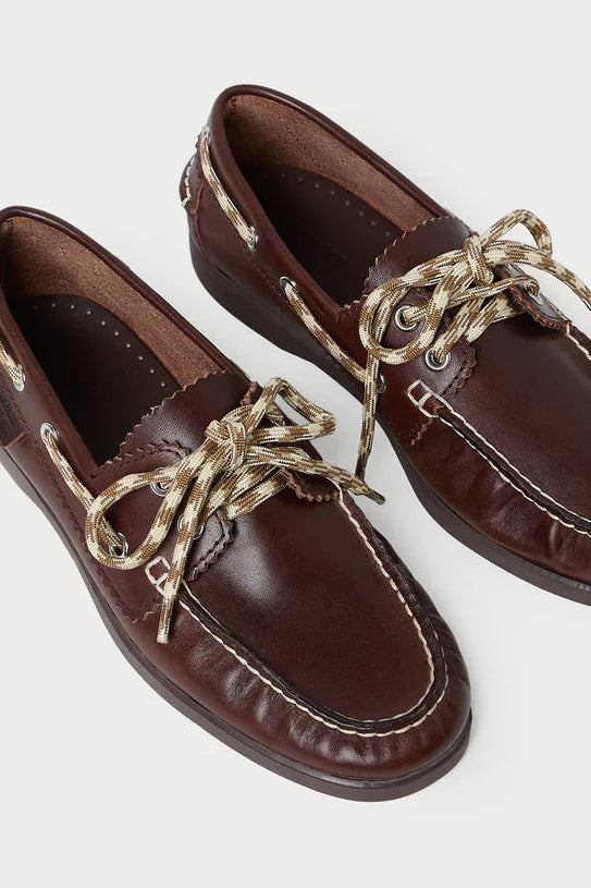 Loeffler Randall Franco Boat Leather Shoe | Shop Eleanor