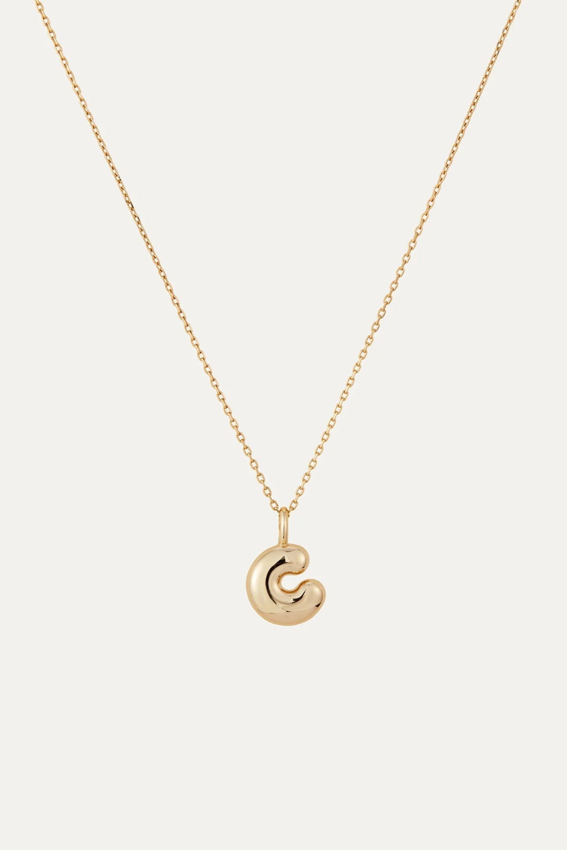 Jenny Bird "C" Monogram Necklace in Gold | Shop Eleanor