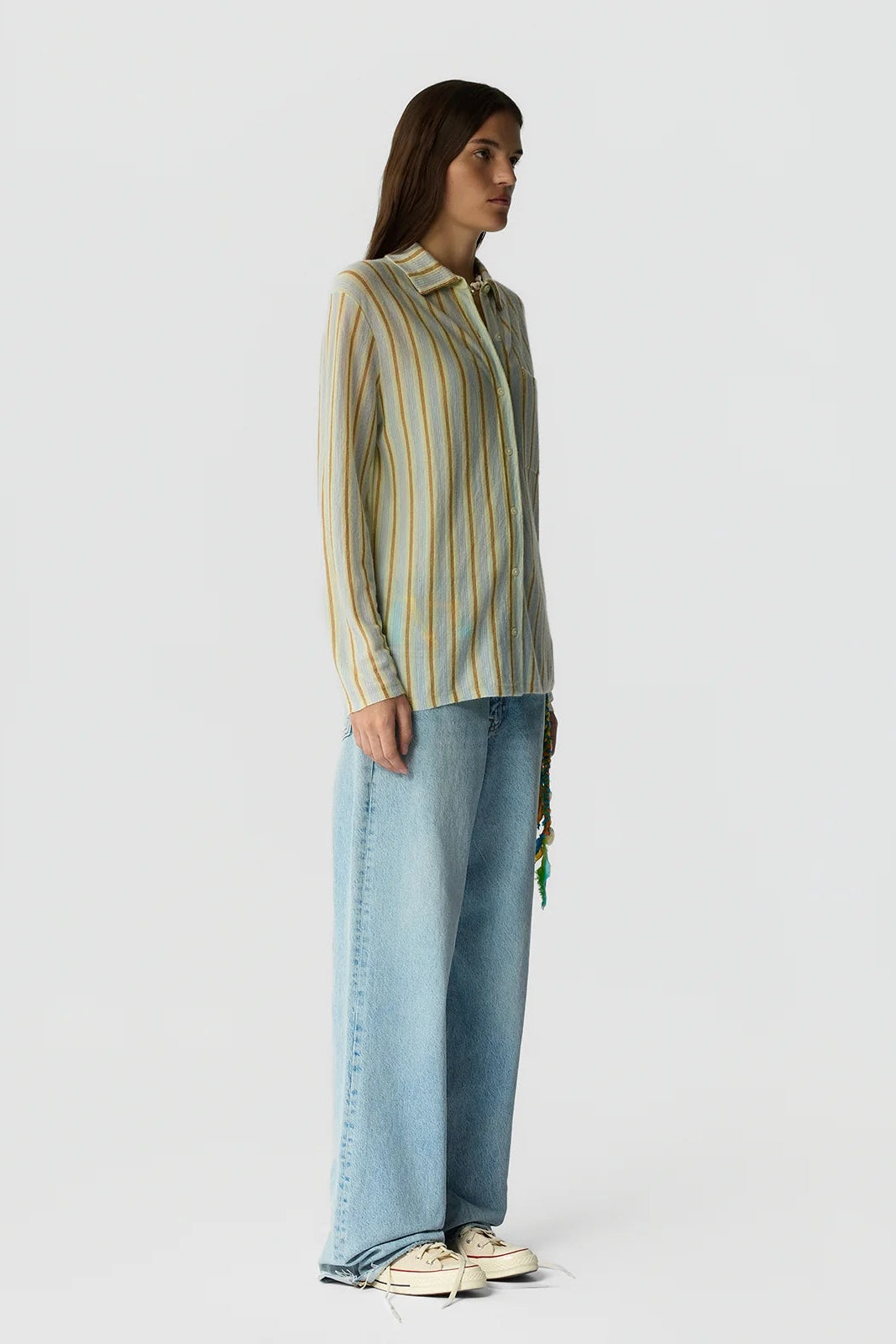 Guest in Residence Fine Stripe Showtime Shirt | Shop Eleanor
