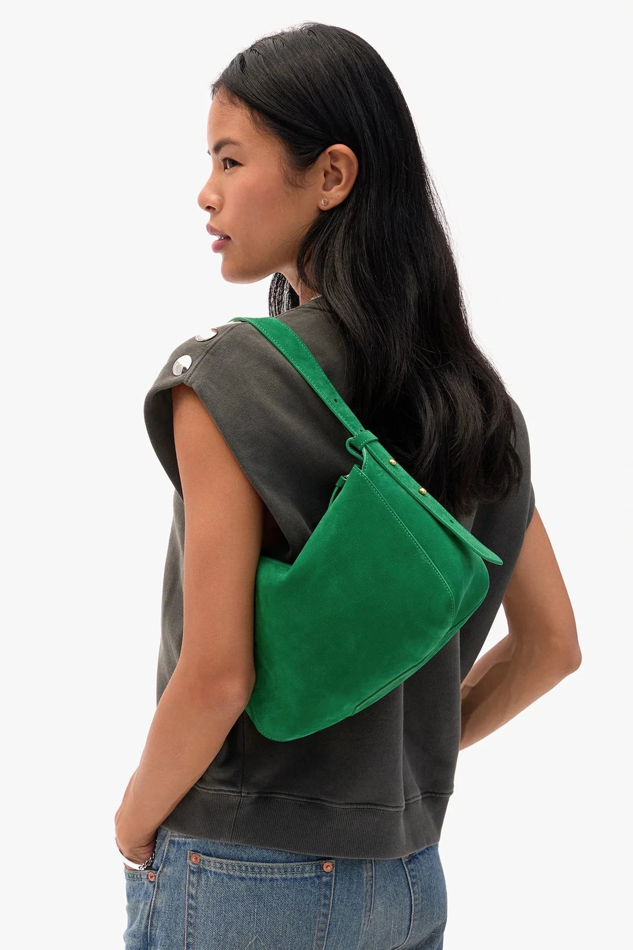  Clare V. Fleurine bag - Deep Emerald | Shop Eleanor