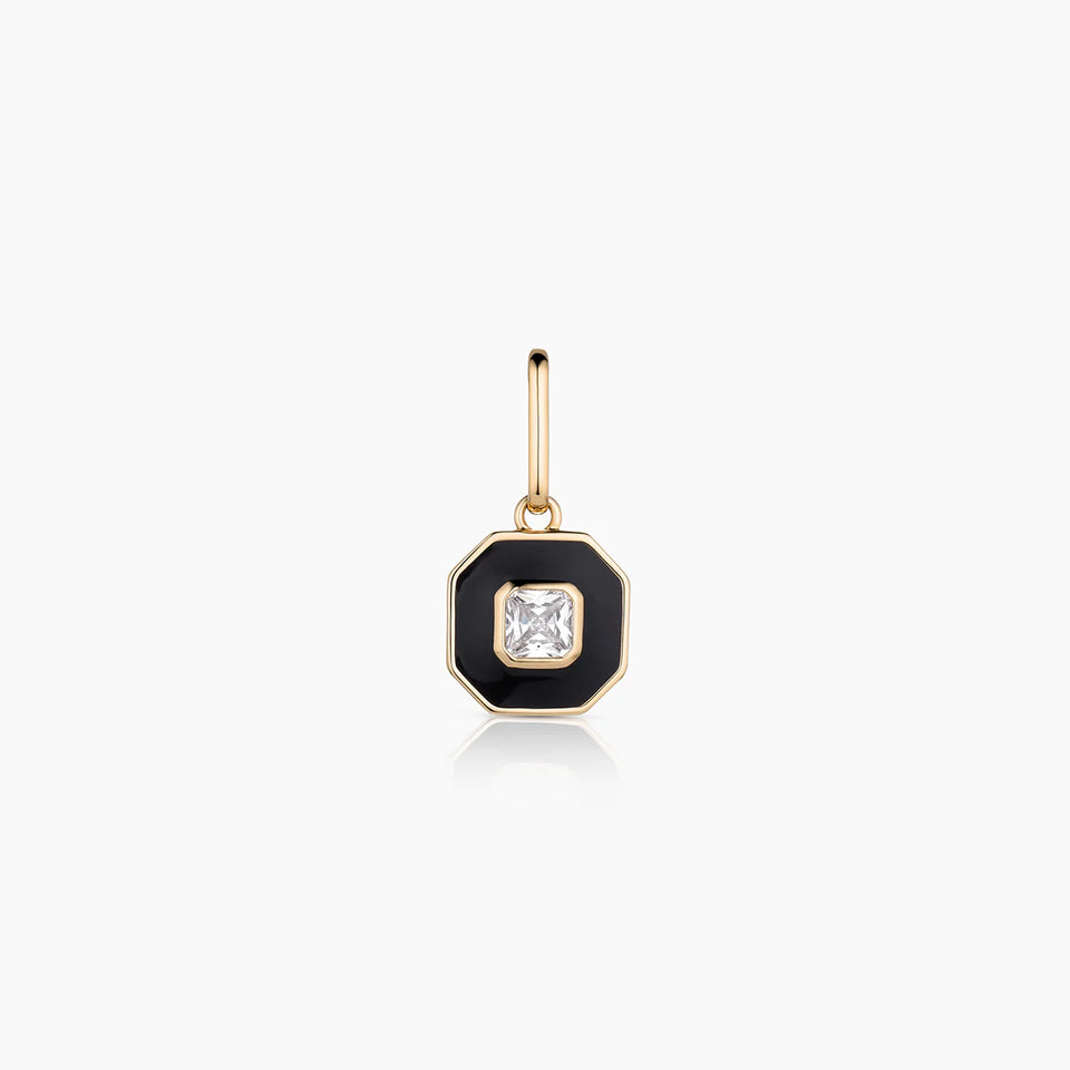 Thatch Florence Black Enamel Charm | Shop Eleanor