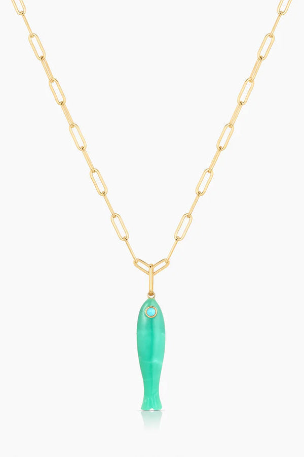 Thatch Fortuna Chrysoprase Charm | Shop Eleanor