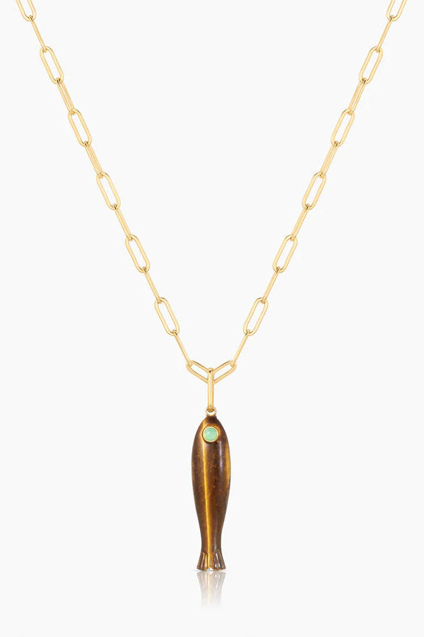 Thatch Fortuna Tigers Eye Charm | Shop Eleanor