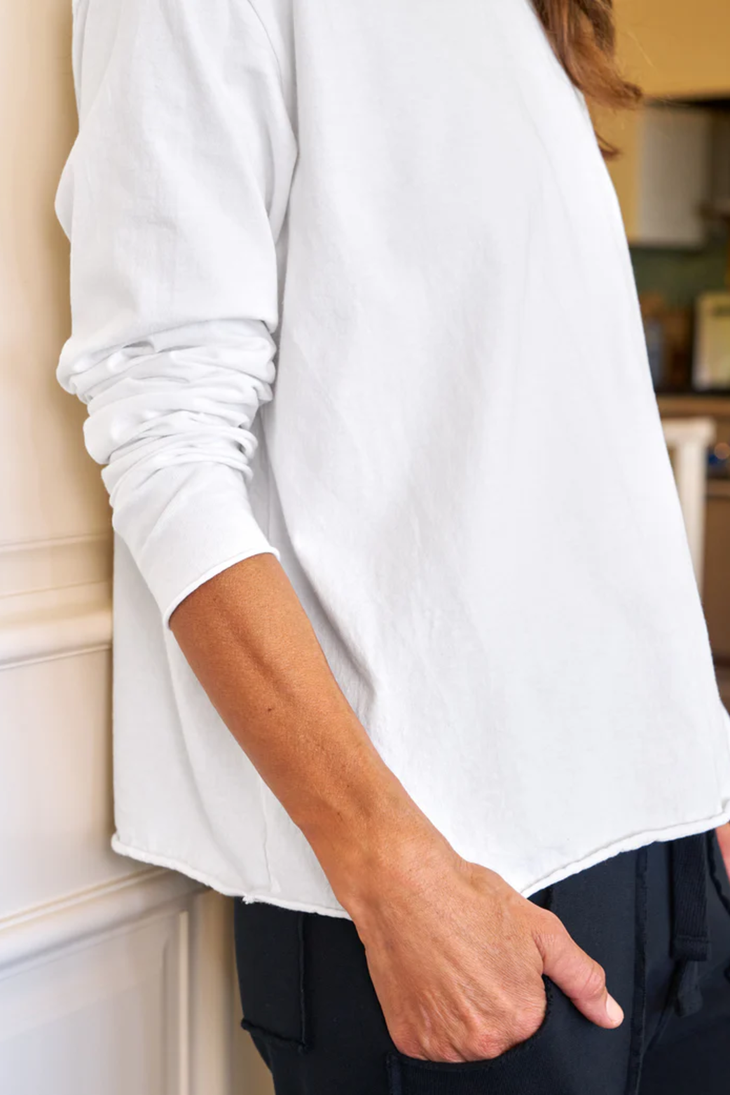 Frank & Eileen Peyton Crew Long Sleeve Tee | Shop Eleanor