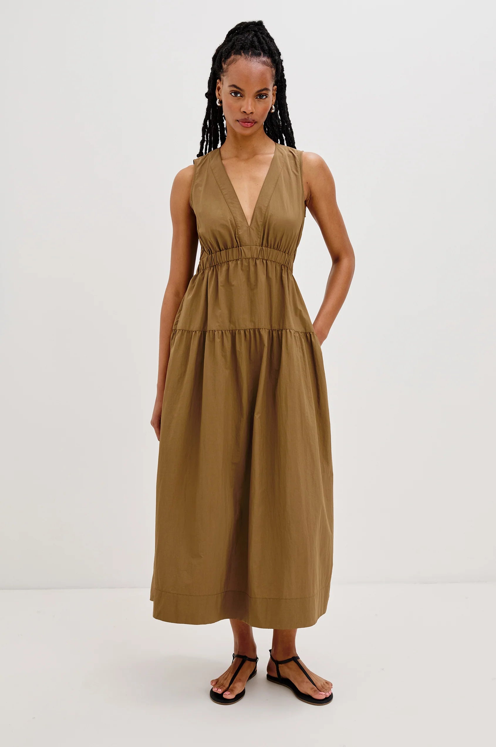 Rails Genevieve Dress in Sepia | Shop Eleanor - Women's Luxury