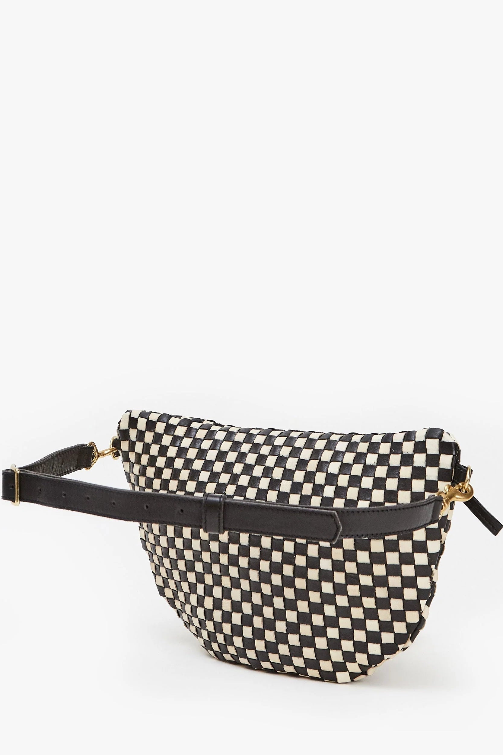 Clare V. Grande Fanny Woven Leather Crossbody Bag | Shop Eleanor
