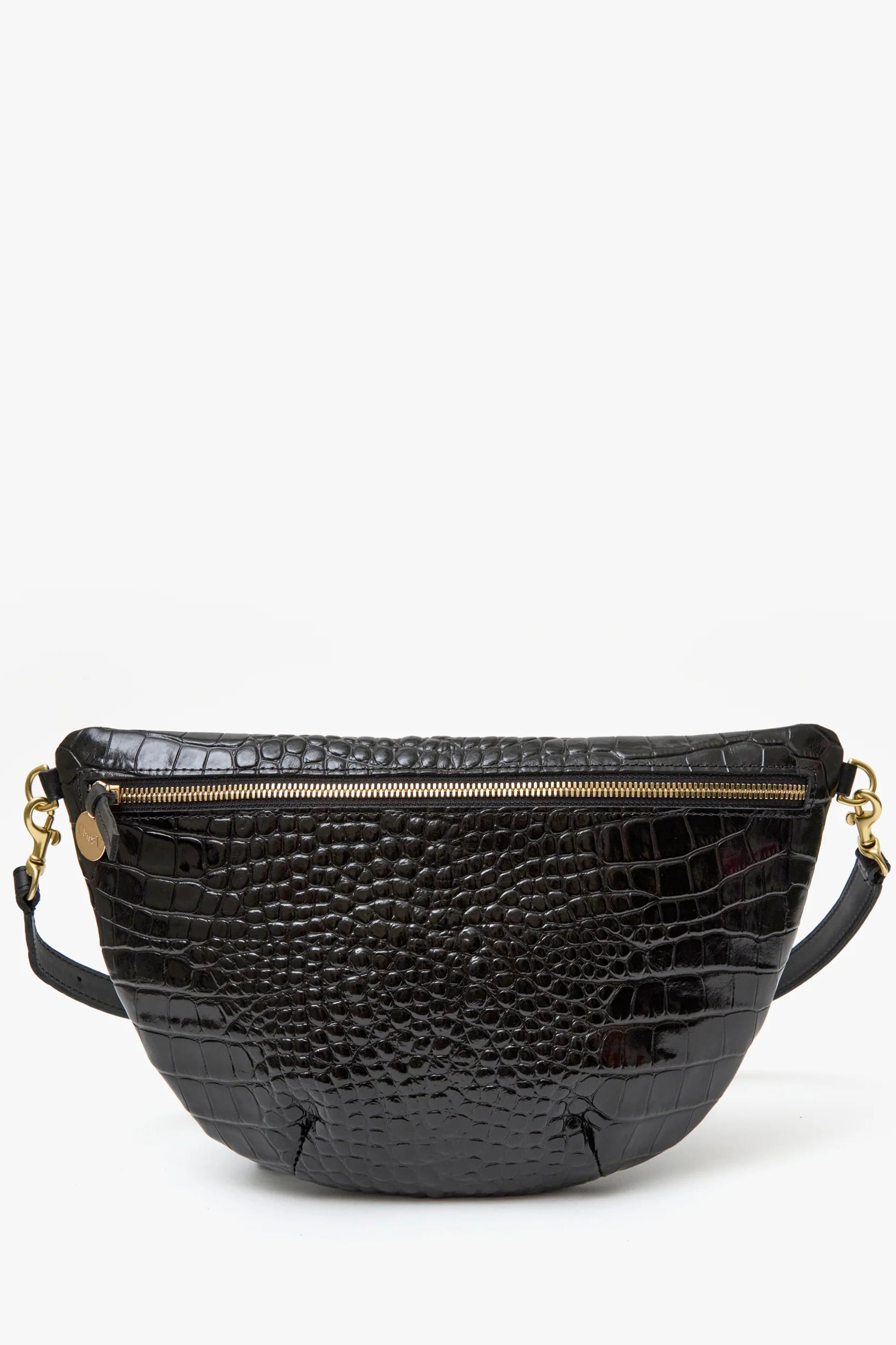 Clare V. Grande Fanny Crossbody Bag in Congo Croco | Shop Eleanor