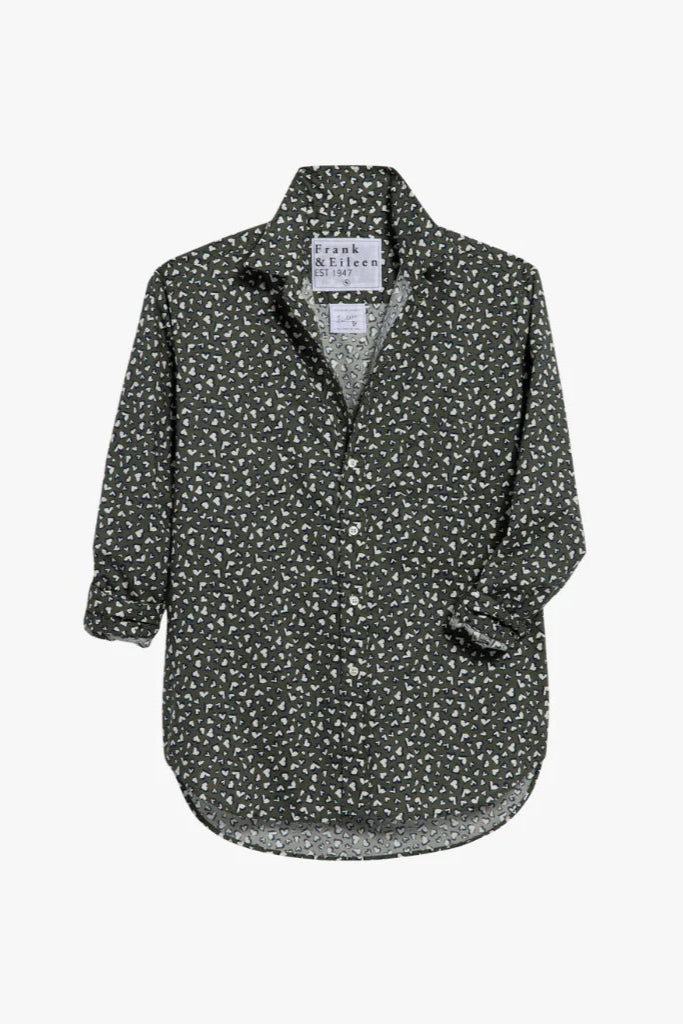 Frank & Eileen Relaxed Button-Up Shirt in Messy Heart | Shop Eleanor - Women's Online Designer Clothing Boutique