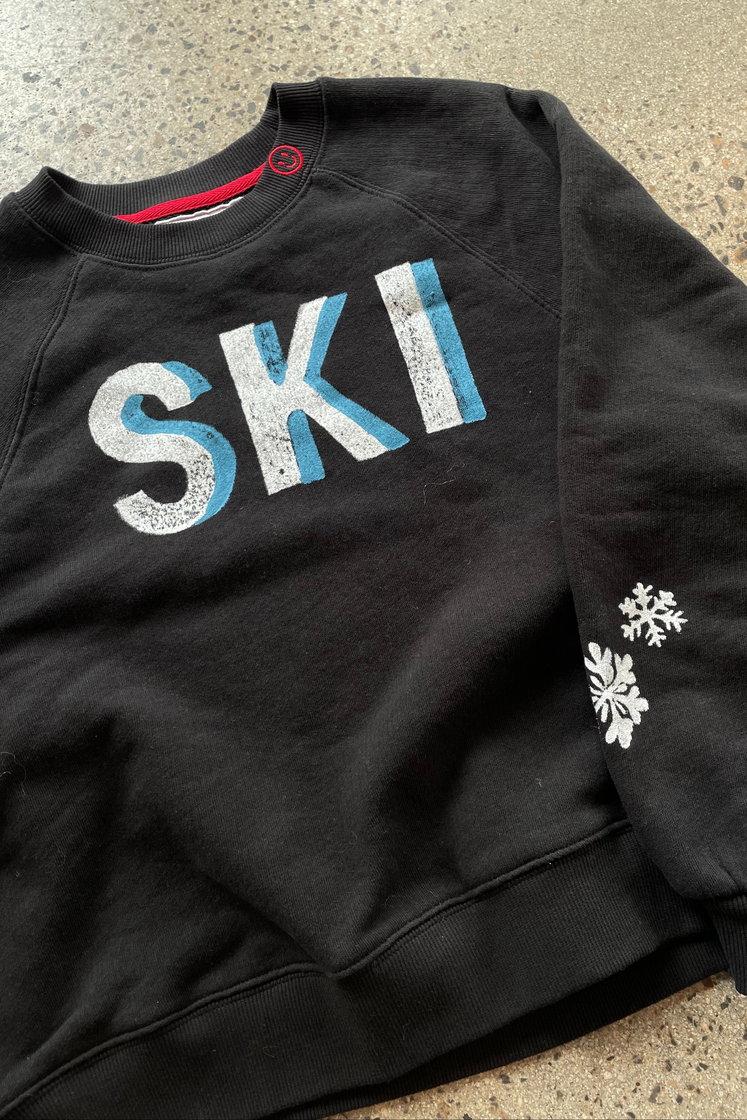 Just Madison Ski Sweatshirt in Grey | Shop Eleanor - Women's Sweaters