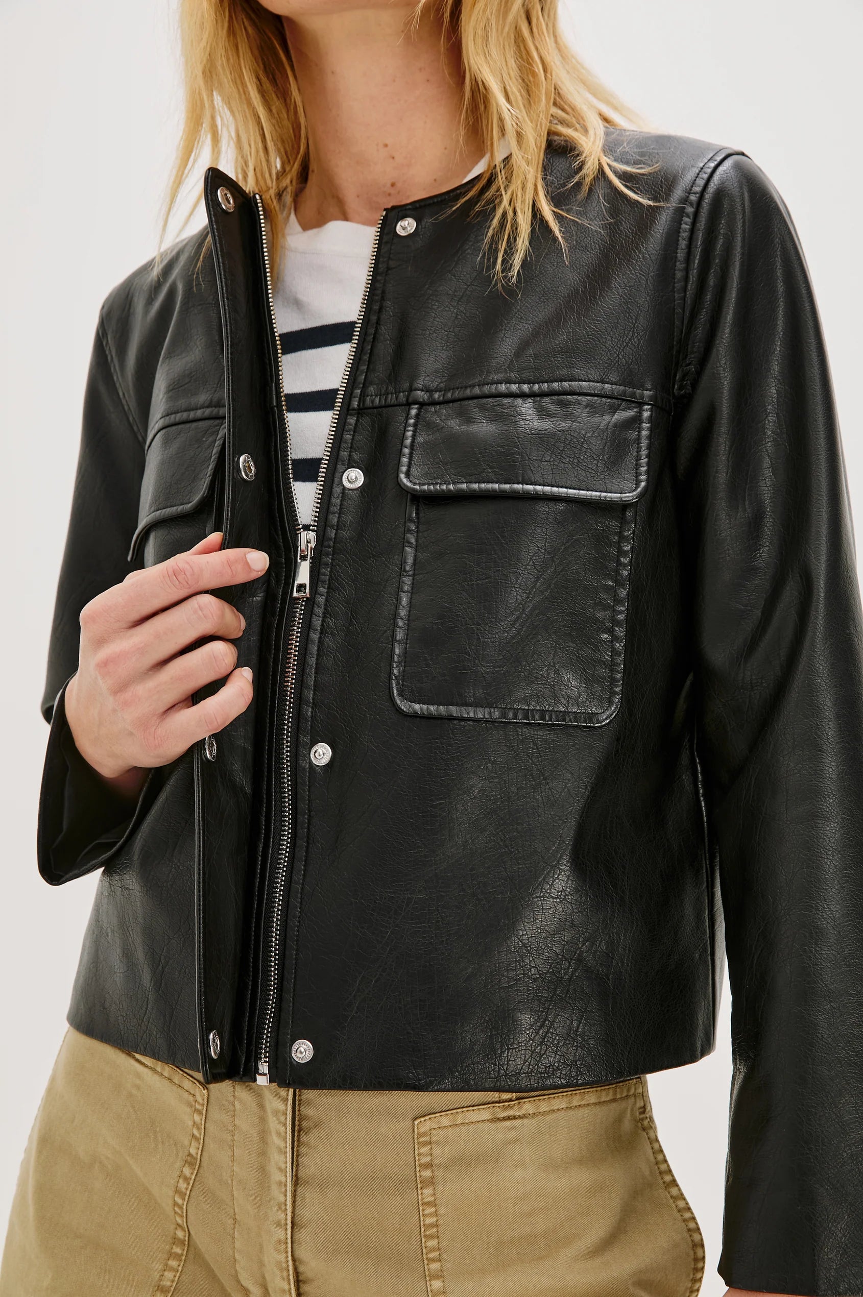 Rails Inka Tarnished Faux Leather Jacket | Shop Eleanor - Women's Designer Clothing Boutique near Boulder
