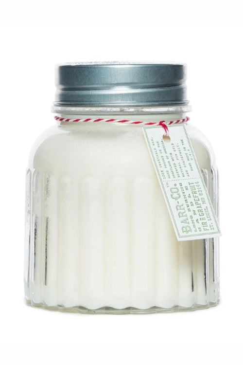 Fir & Grapefruit Green Jar Candle
