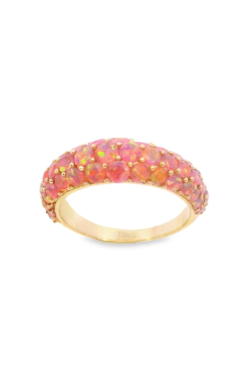Leela Grace Jewelry Pink Opal Ring | Shop Eleanor