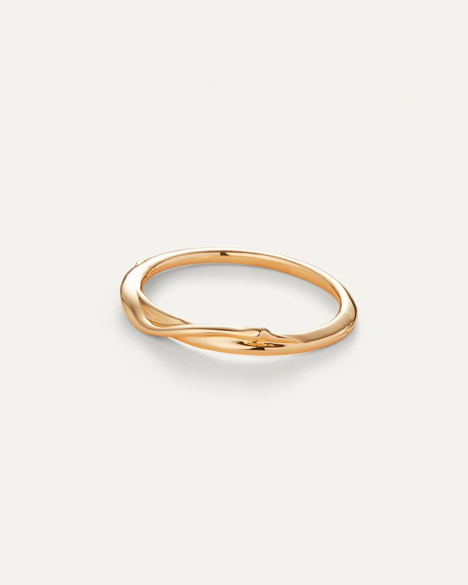 Jenny Bird Colette Bangle in Gold | Shop Eleanor