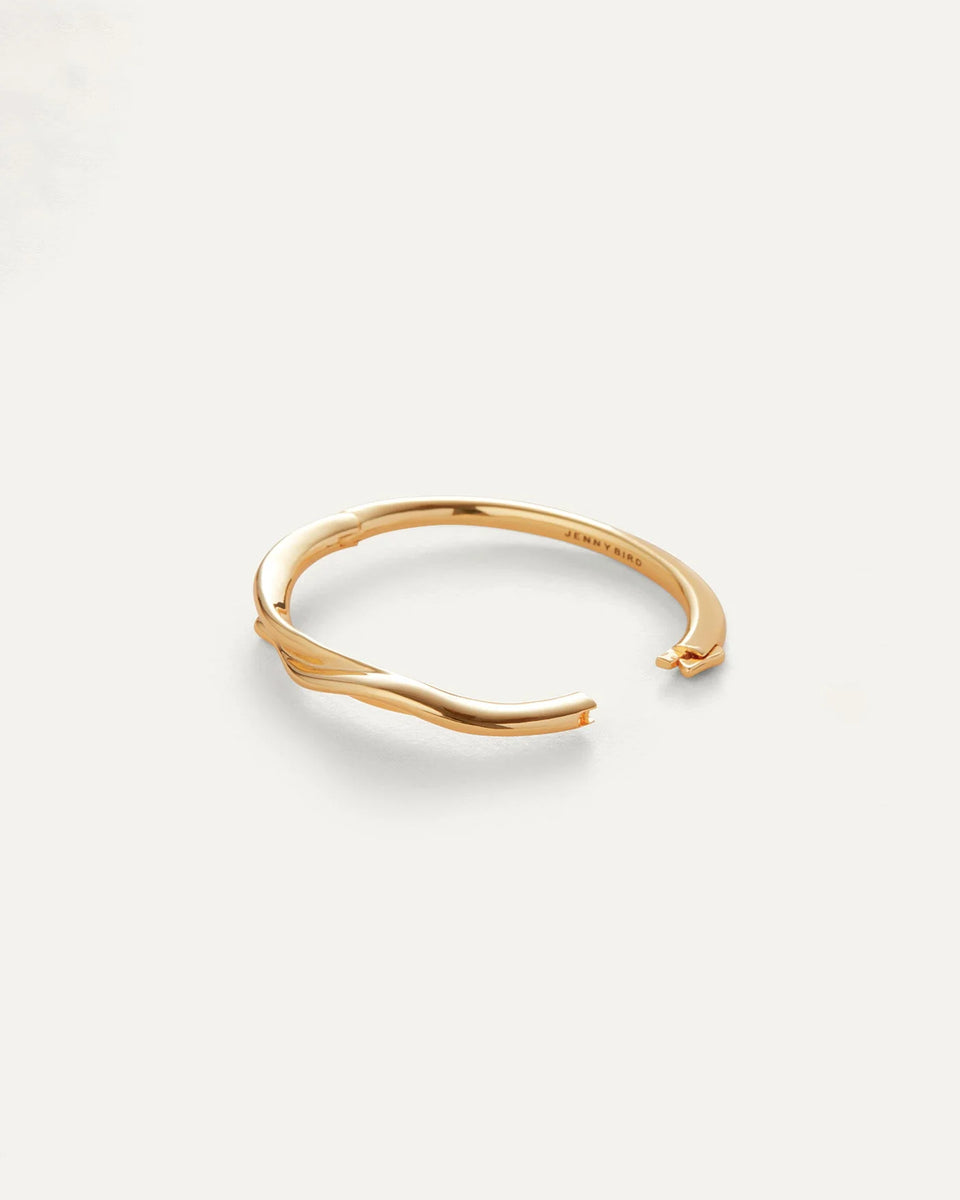 Jenny Bird Colette Bangle in Gold | Shop Eleanor