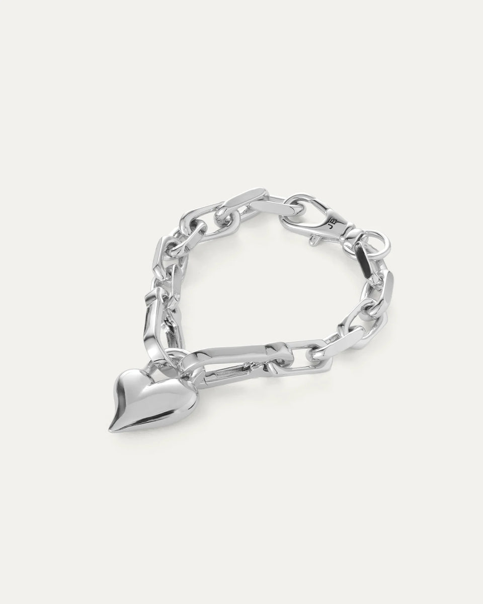 Jenny Bird Padlock Heart Chain Bracelet | Shop Eleanor