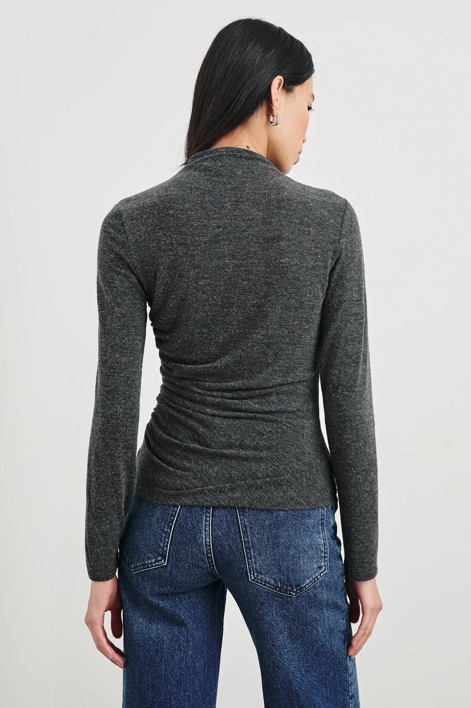 Rails Joelle Top in Charcoal | Shop Eleanor