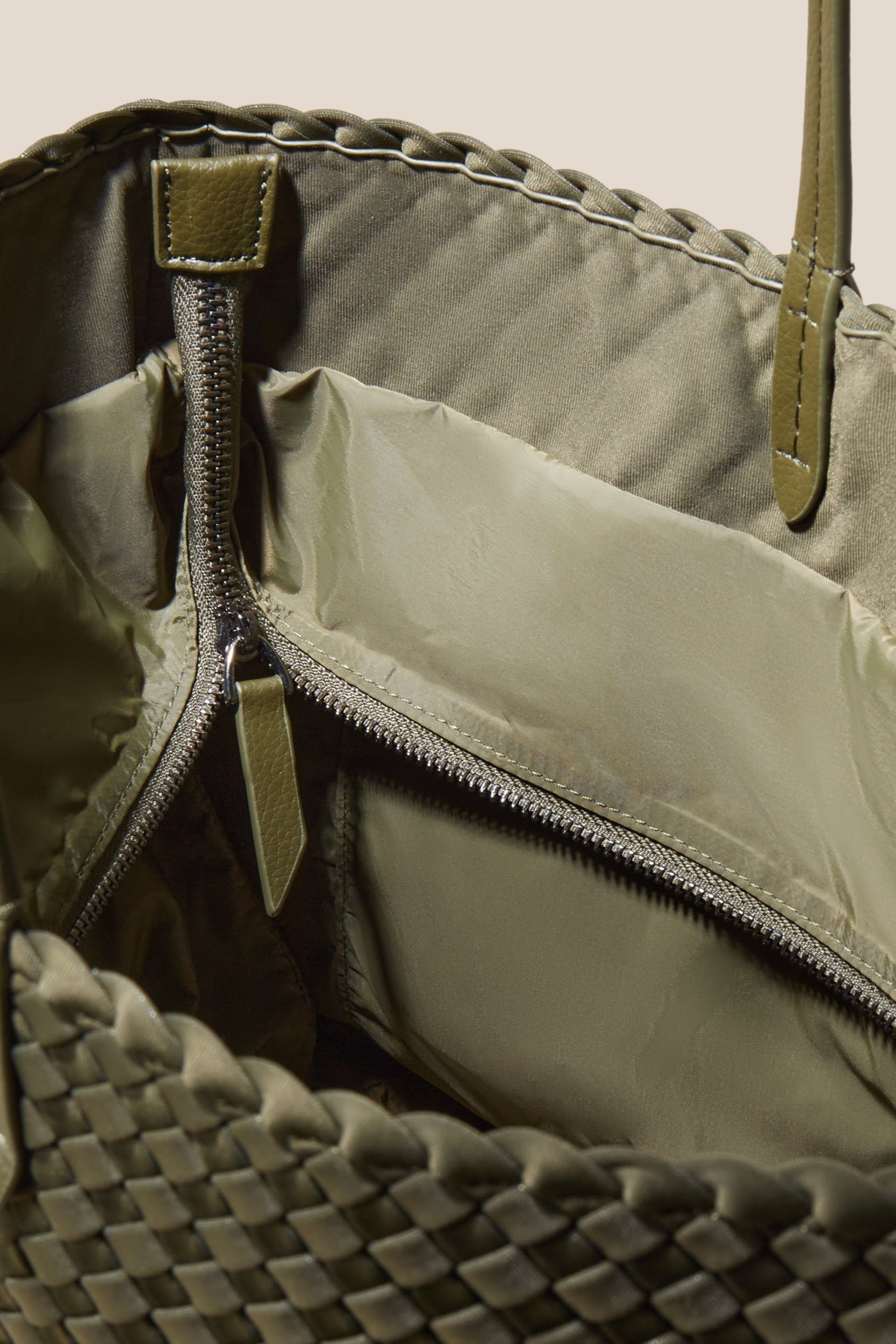 Naghedi Jetsetter Small Tote in Olive | Shop Eleanor