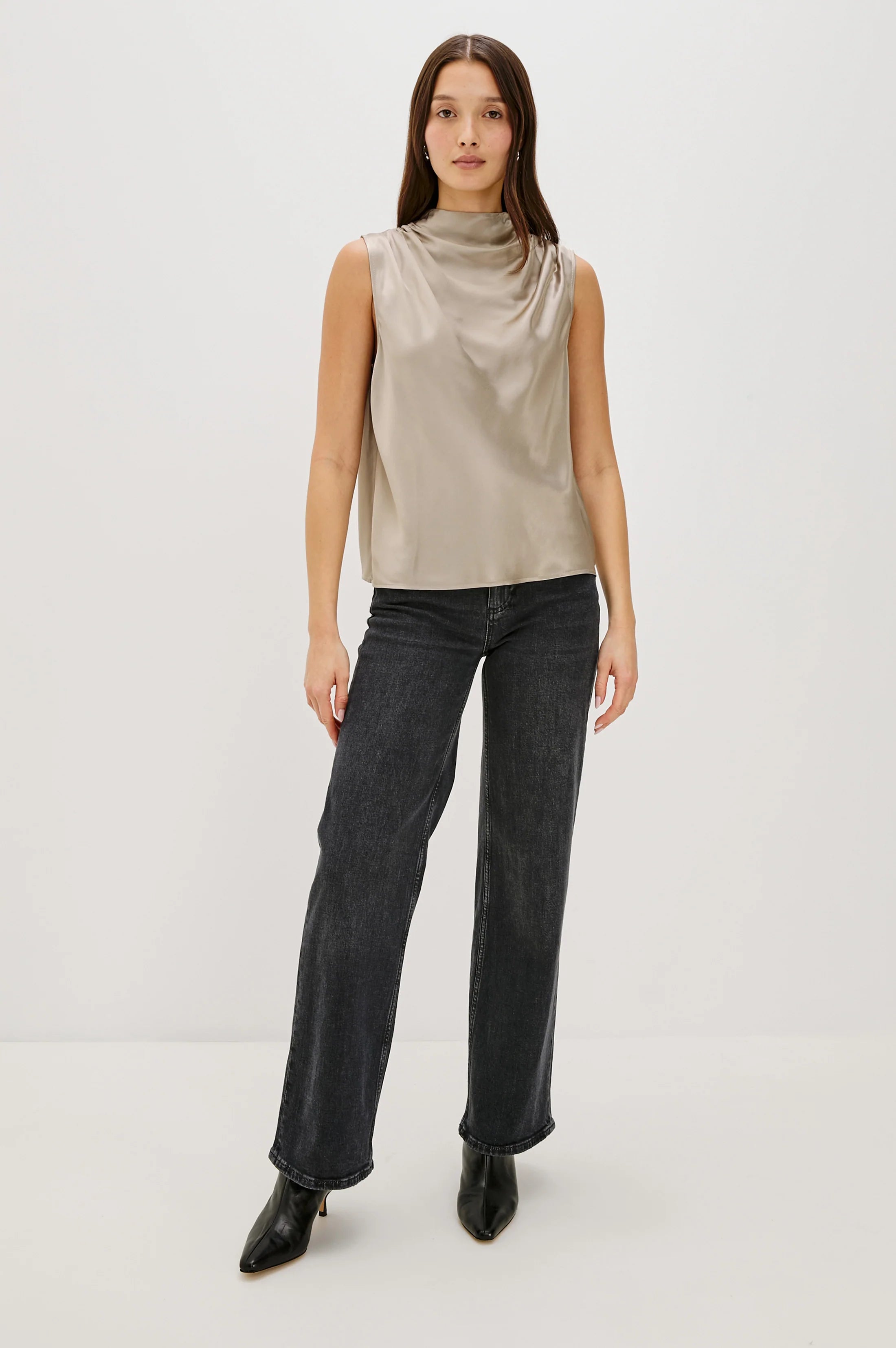 Rails Kaleen Top in Mink | Shop Eleanor - Women's Designer Boutique